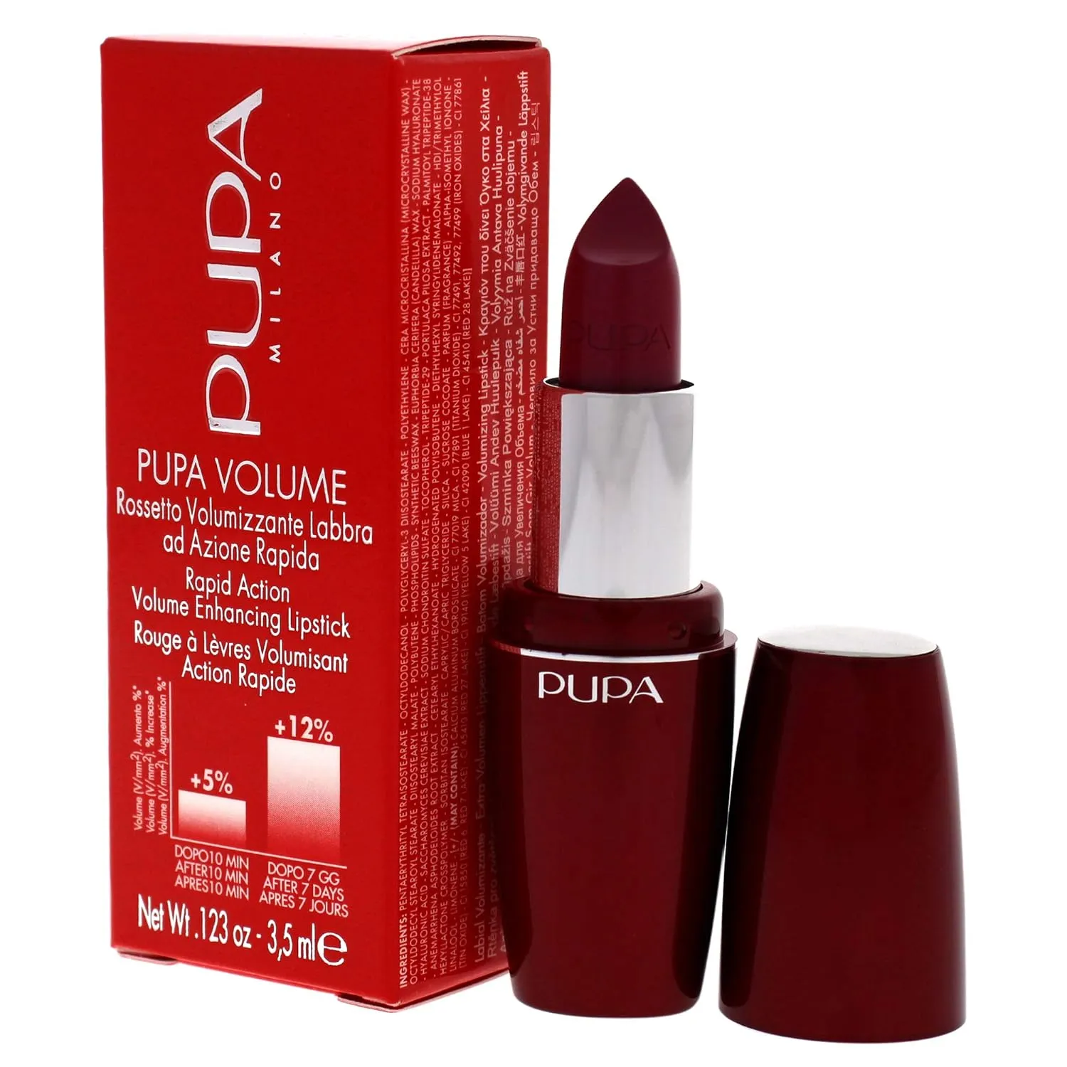 Pupa Volume Lipstick - # 302 (Coral Pink) 3.5ml