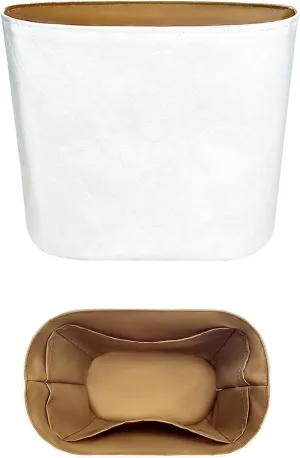 Purse Organizer Insert, Inner Liner Bag Organizer Insert Fit for Hermes In The Loop18/23 Bucket Slim Dupont Paper Inside Storage Bag In Bag Organizer Insert (Style-01, 18size)