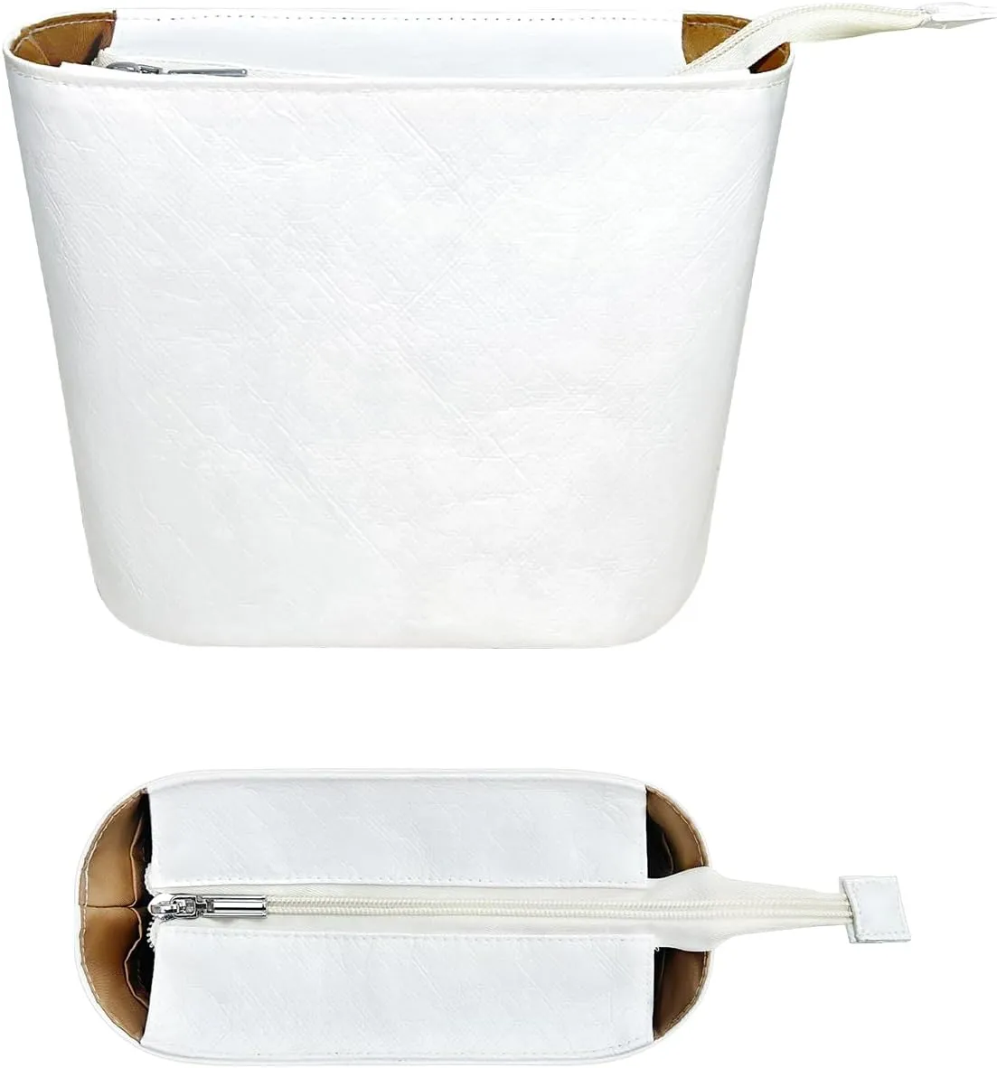 Purse Organizer Insert, Inner Liner Bag Organizer Insert Fit for Hermes In The Loop18/23 Bucket Slim Dupont Paper Inside Storage Bag In Bag Organizer Insert (Style-04, 18size)