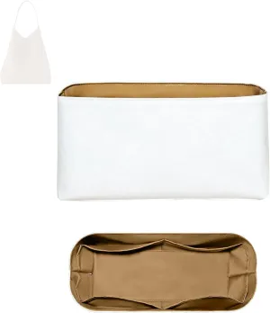 Purse Organizer Insert, Inside Bag Organizer Insert Fit for LV Low Key Hobo Lightweight Dupont Paper Inner Liner Bag In Bag Organizer Insert (Style-01, Small)