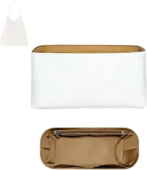 Purse Organizer Insert, Inside Bag Organizer Insert Fit for LV Low Key Hobo Lightweight Dupont Paper Inner Liner Bag In Bag Organizer Insert (Style-03, Small)