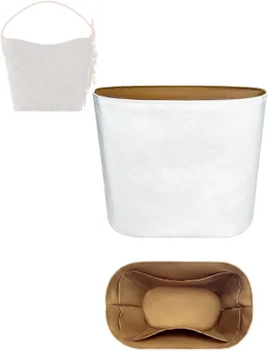Purse Organizer Insert, Slim Inside Storage Bag In Bag Organizer Insert Fit for LV All In BB Dupont Paper Lightweight Inner Liner Bag Organizer Insert (Style-01, Small)