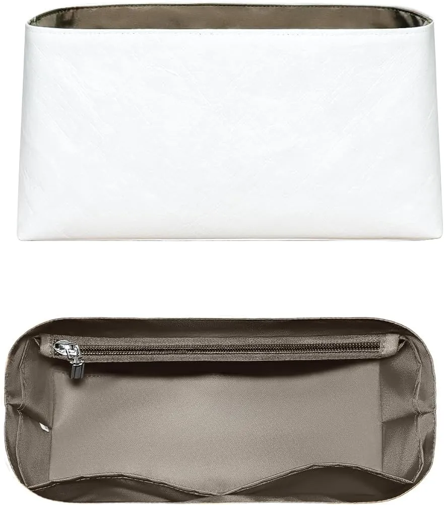 Purse Organizer Insert, Slim Inside Storage Bag Organizer Insert Fit for Hermes Kelly Handbag Lightweight Inner Liner Bag In Bag Organizer (Style-02, 32size)