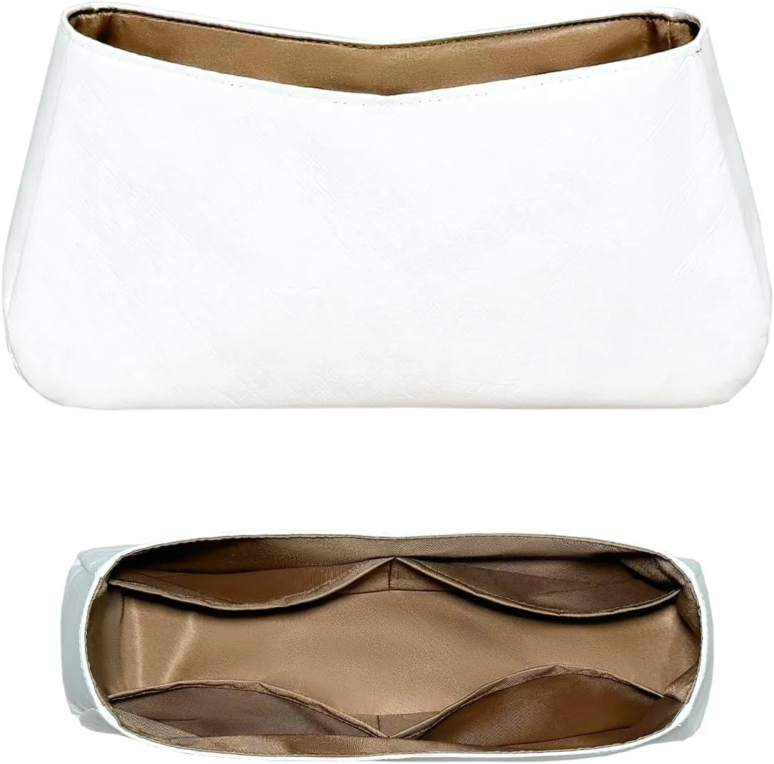 Purse Organizer Insert, Slim Inside Storage Bag Organizer Insert Fit for LV Boulogne Lightweight Dupont Paper Inner Liner Bag In Bag Insert (Style-01)