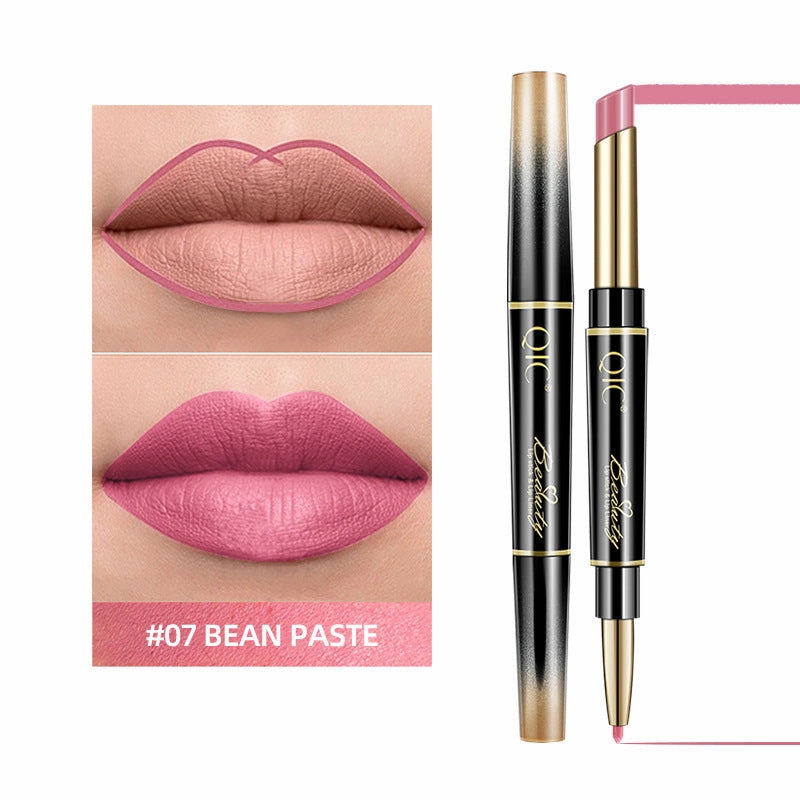 Qic 2-in-1 Matte Waterproof Lipstick Pencil