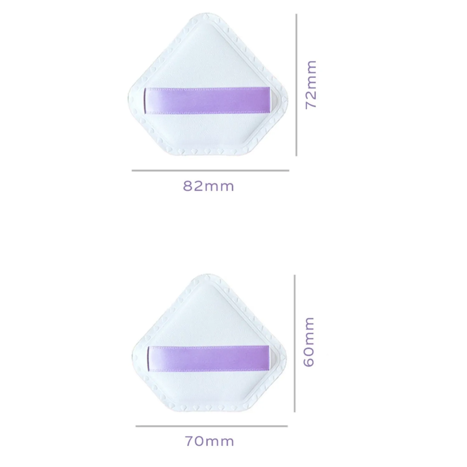 Quankou Diamond Shaped Air Cushion Powder Puff 3pcs