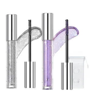 Question Beauty Glitter Mascara | Silver, Purple, White | Waterproof, Long Lasting, Smudge-Proof Mascara