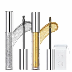 Question Beauty Glitter Mascara | Question Beauty Mascara | Question Beauty Silver Mascara | Question Beauty Gold Mascara | Mascara Great Lash (Gold   Silver)