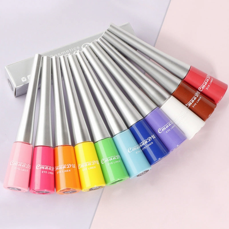 Quick-Drying Color Matte Glitter Eyeliner