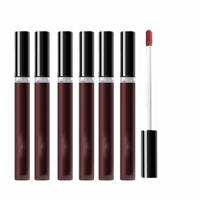 QUROXO KissAllure Pheromone Glossy Lipstick, Feromone Glossy Lipstick, Mirror Long Lasting Non-Sticky Lip Gloss (6PCS)