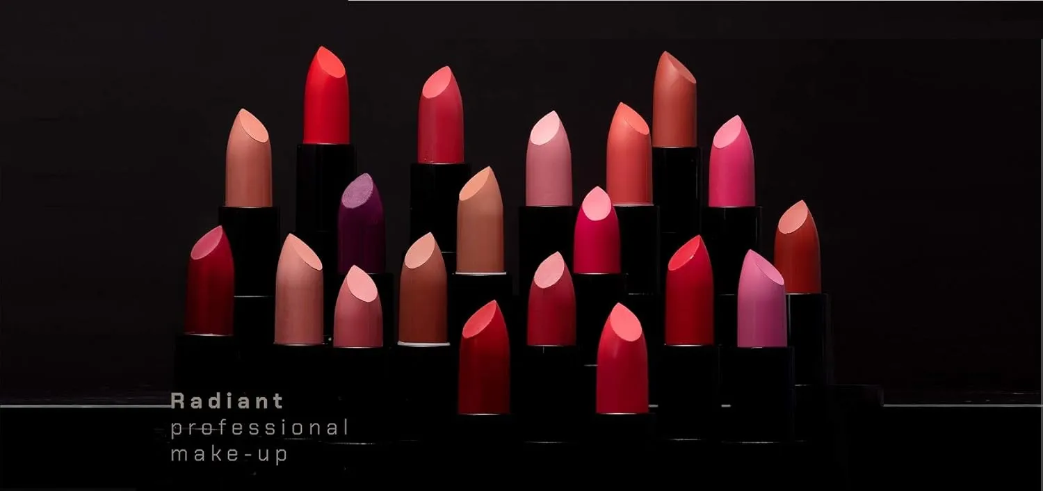 Radiant Professional Advanced Care Lipstick - Ultra Nourishing, Moisturizing Long Lasting Lipstick With Vitamin E- UVA UVB Filters - MATTE - Merlot (211)