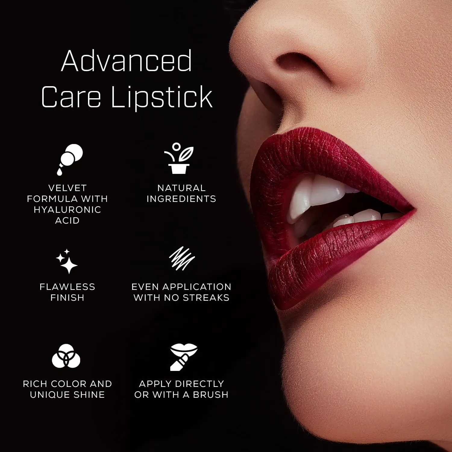 Radiant Professional Advanced Care Lipstick - Ultra Nourishing, Moisturizing Long Lasting Matte Lipstick With Vitamin E- UVA UVB Filters For Sun Protection- VELVET (05 RUST – BROWN NUDE)