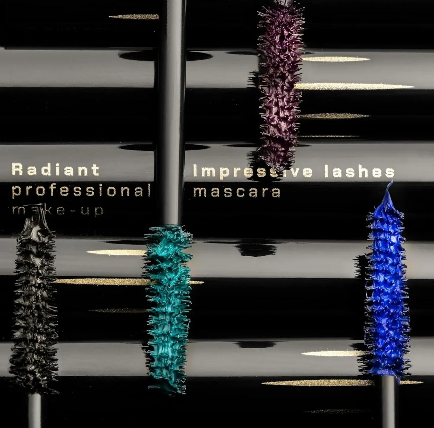 RADIANT PROFESSIONAL Impressive Lashes Voluminous Mascara (8ml) – Black/Blue/Purple Color Mascara – Lengthening, Long-Lasting & Smudge-Proof – Dramatic Volume for False Lash Effect (03 DAMSON)
