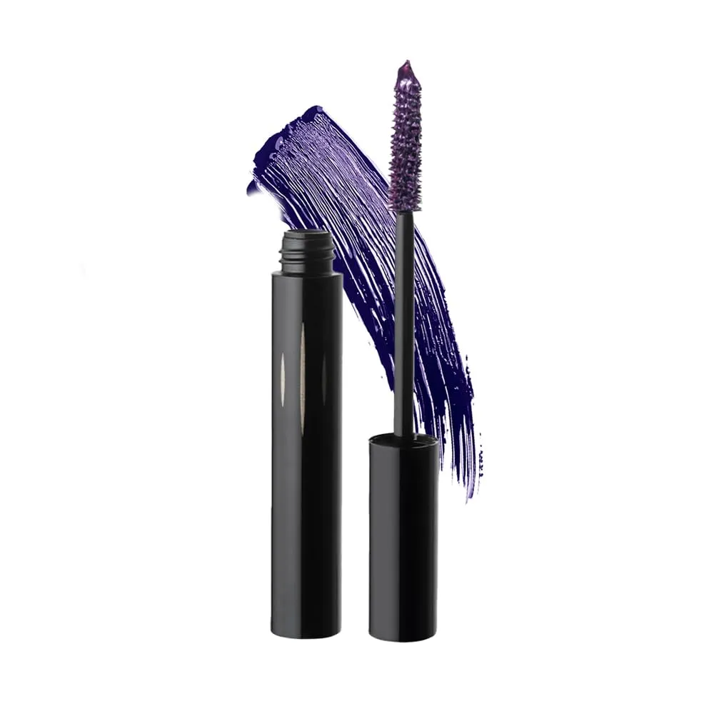 RADIANT PROFESSIONAL Impressive Lashes Voluminous Mascara (8ml) – Black/Blue/Purple Color Mascara – Lengthening, Long-Lasting & Smudge-Proof – Dramatic Volume for False Lash Effect (03 DAMSON)