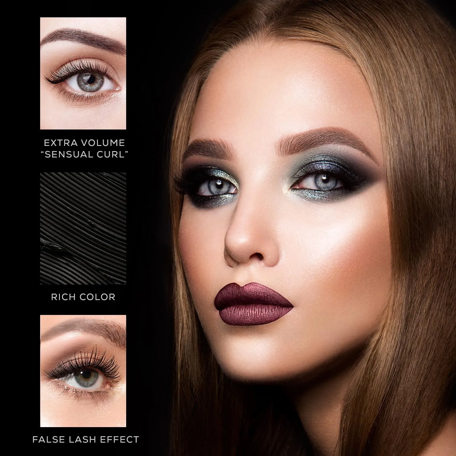 Radiant Professional Mascara Volume and Length - For Older & Younger Women - Long-lasting All Day Wear - Naturally Longer Lashes 0.43 ounces (05 Midnight Blue)