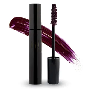 Radiant Professional Volume & Curl Mascara – Lengthening & Volumizing, Smudge-Proof, for Sensitive Eyes, Ideal for Mature & Young Women, 0.43 oz (02 Plum Brown)