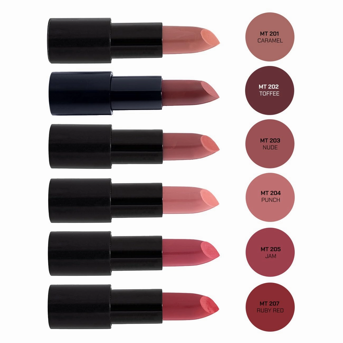 Radiant Professional Advanced Care Lipstick - Ultra Nourishing, Moisturizing Long Lasting Lipstick With Vitamin E- UVA UVB Filters - MATTE - Jam (205)