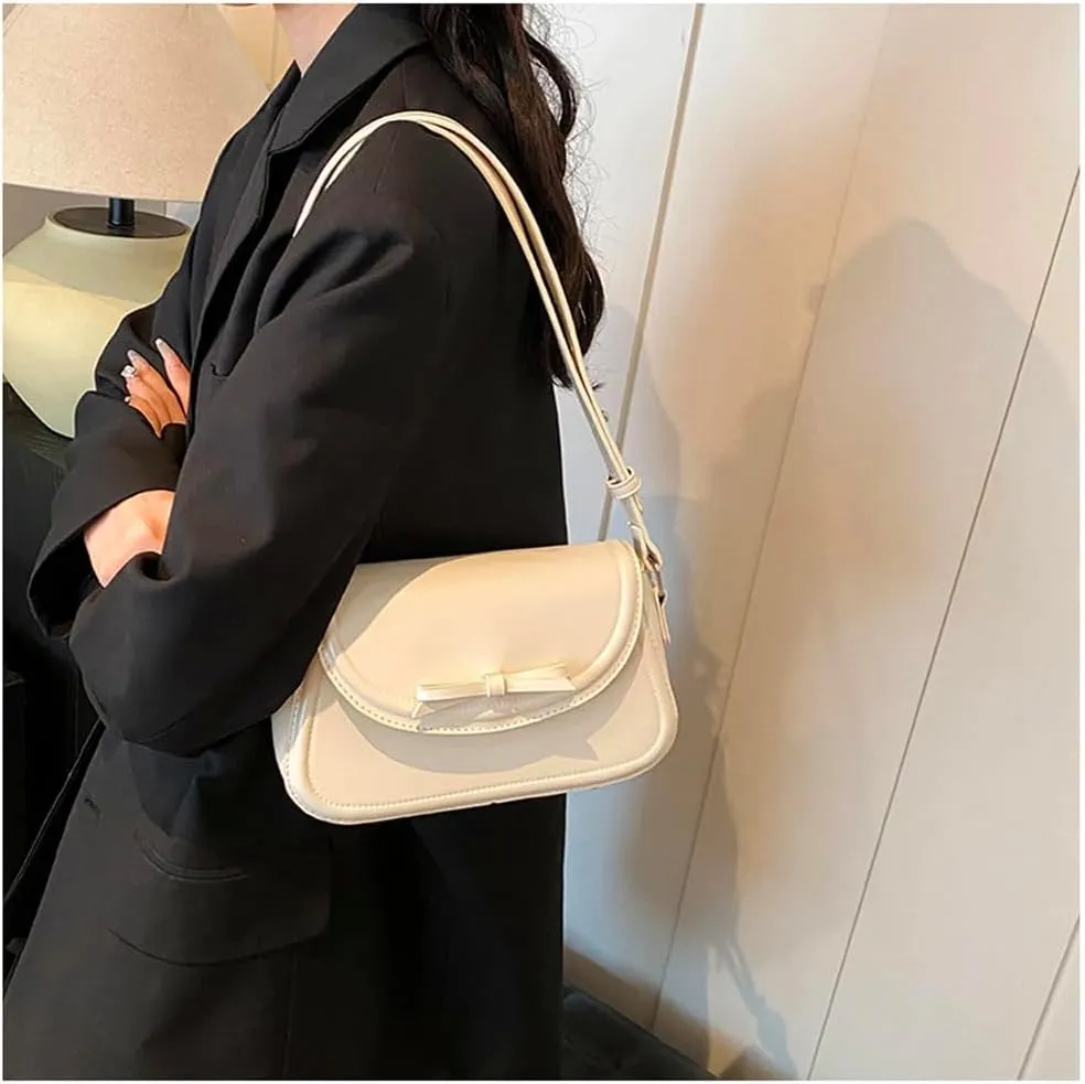 Red Shoulder Bag Y2k Purse for Women Trendy Leather Handbag 90s Clutch Purse Top Handle Satchel