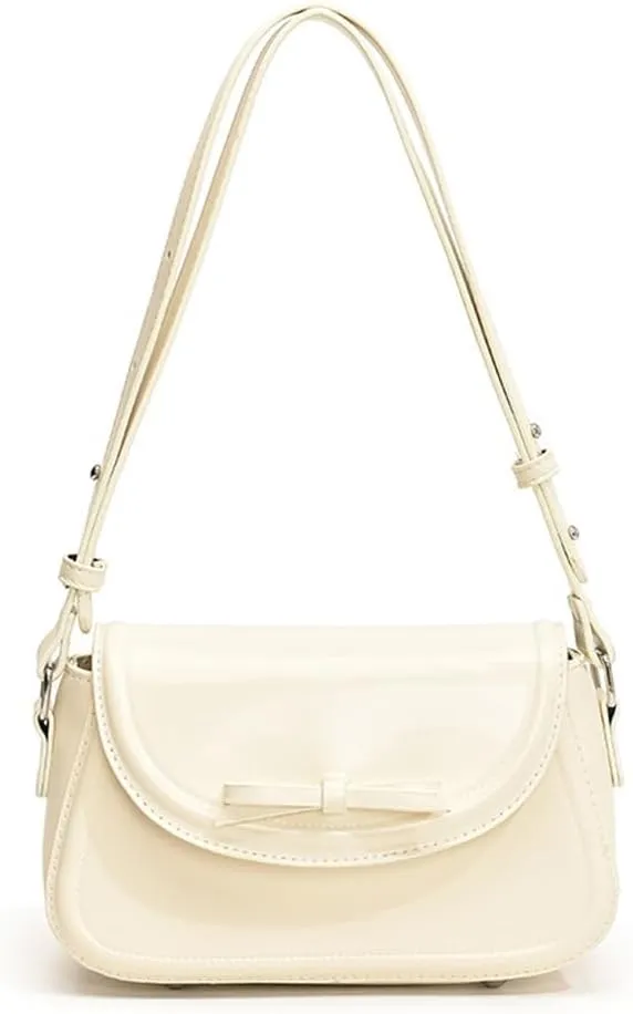 Red Shoulder Bag Y2k Purse for Women Trendy Leather Handbag 90s Clutch Purse Top Handle Satchel