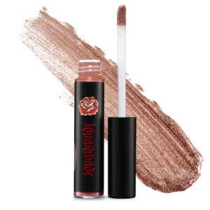REINA REBELDE Enchufada Lip Brilliance - Rose Bronze Lip Gloss w/High Shine Full Coverage Long Wearing, Moisturizing/Comfort Wear Non Sticky, Cruelty/Paraben/Phthalate Free/Layer Over Nude Lipsticks