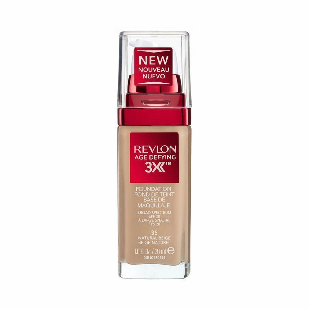 Revlon Age Defying 3X Foundation 35 Natural Beige