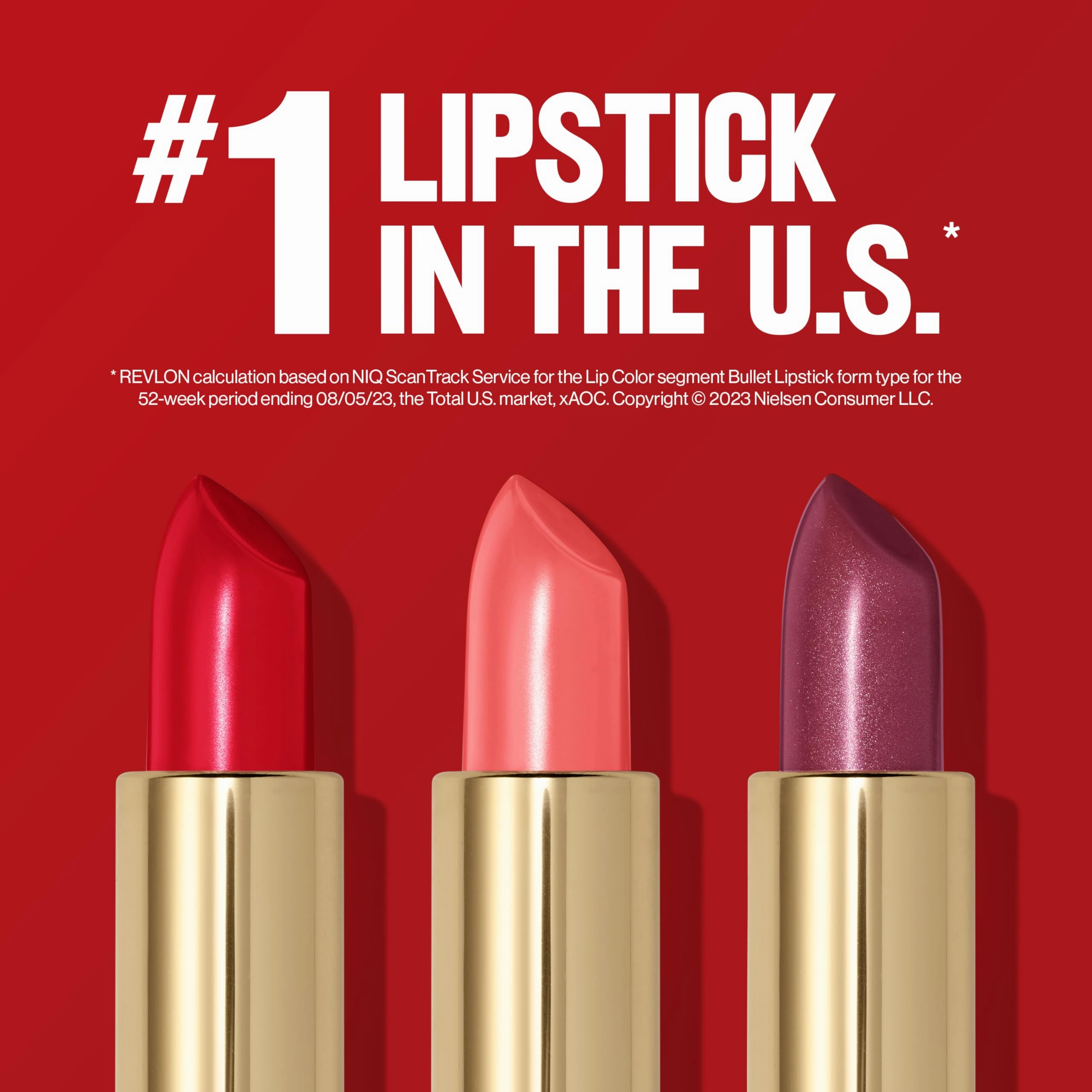 Revlon Super Lustrous Lipstick, Creamy Formula For Soft, Fuller-Looking Lips, Moisturized Feel, 674 Coral Berry, 0.15 oz