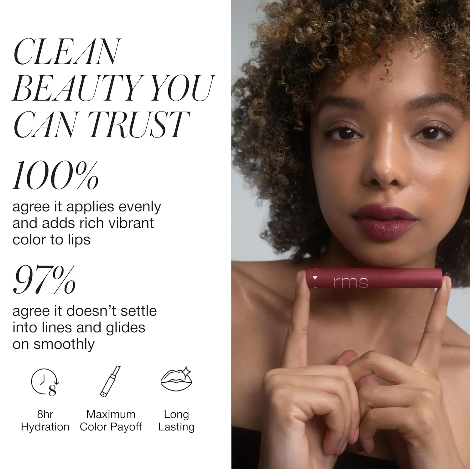 RMS Beauty Legends to Love Kit - Lipstick Set, Lip Tint Makeup Gift Set, Lip Color Gift Ideas, Lip Stain Make Up Kit Beauty Gifts for Teens & Women