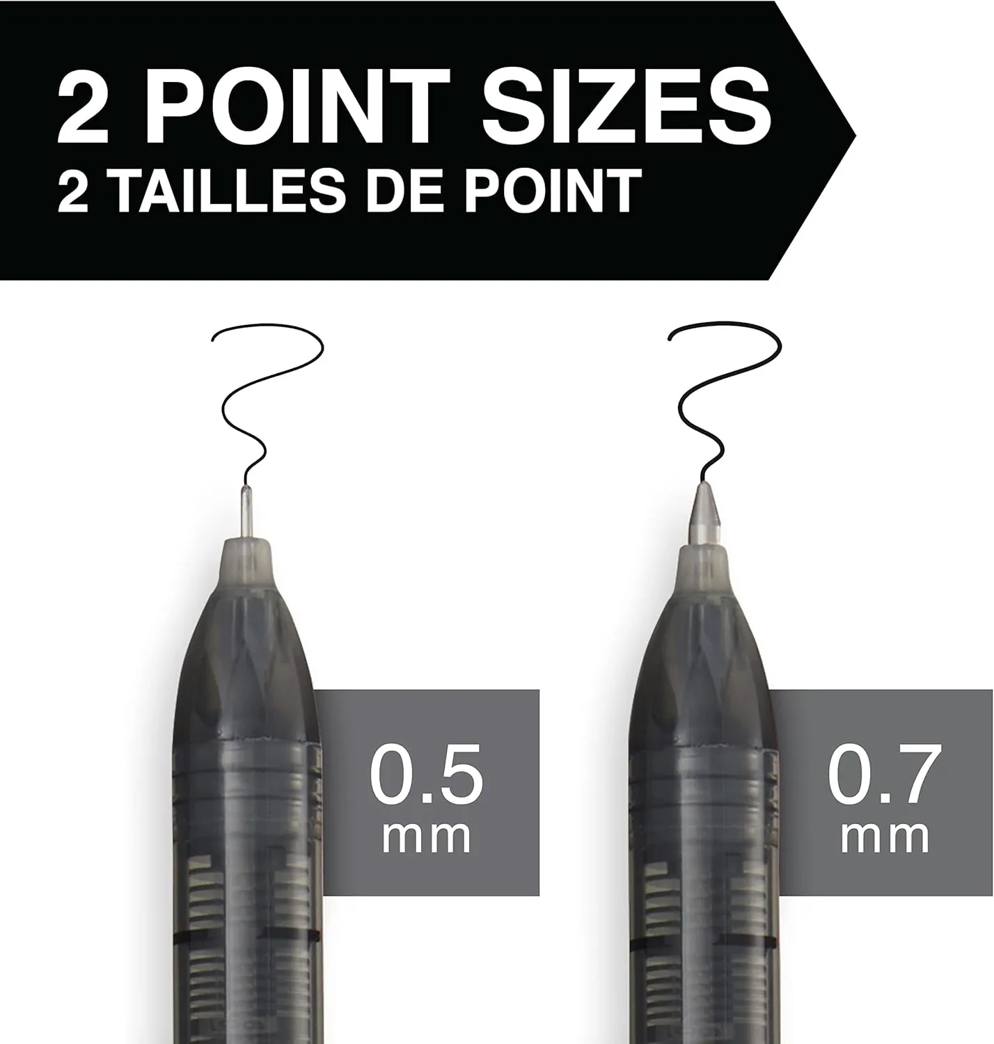 rOtring Rollerball Pen | Needle Point (0.5 mm) Rollerpoint for Precise Writing | Black Ink | 12 Count