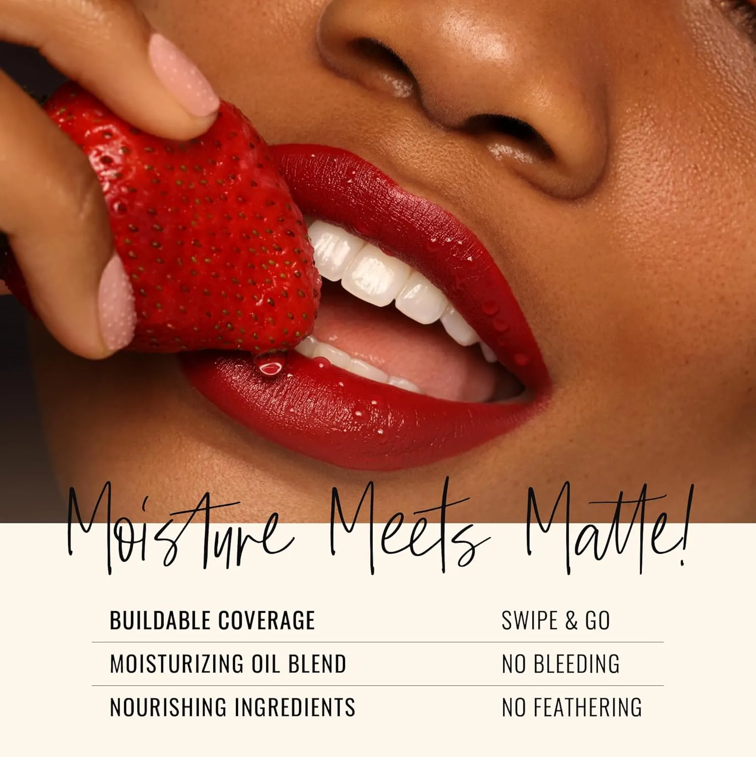 Runway Rogue 90s Vibe Lipstick, Moisturizing Matte Soft Berry-Nude Lipstick, ‘Work the Crowd’