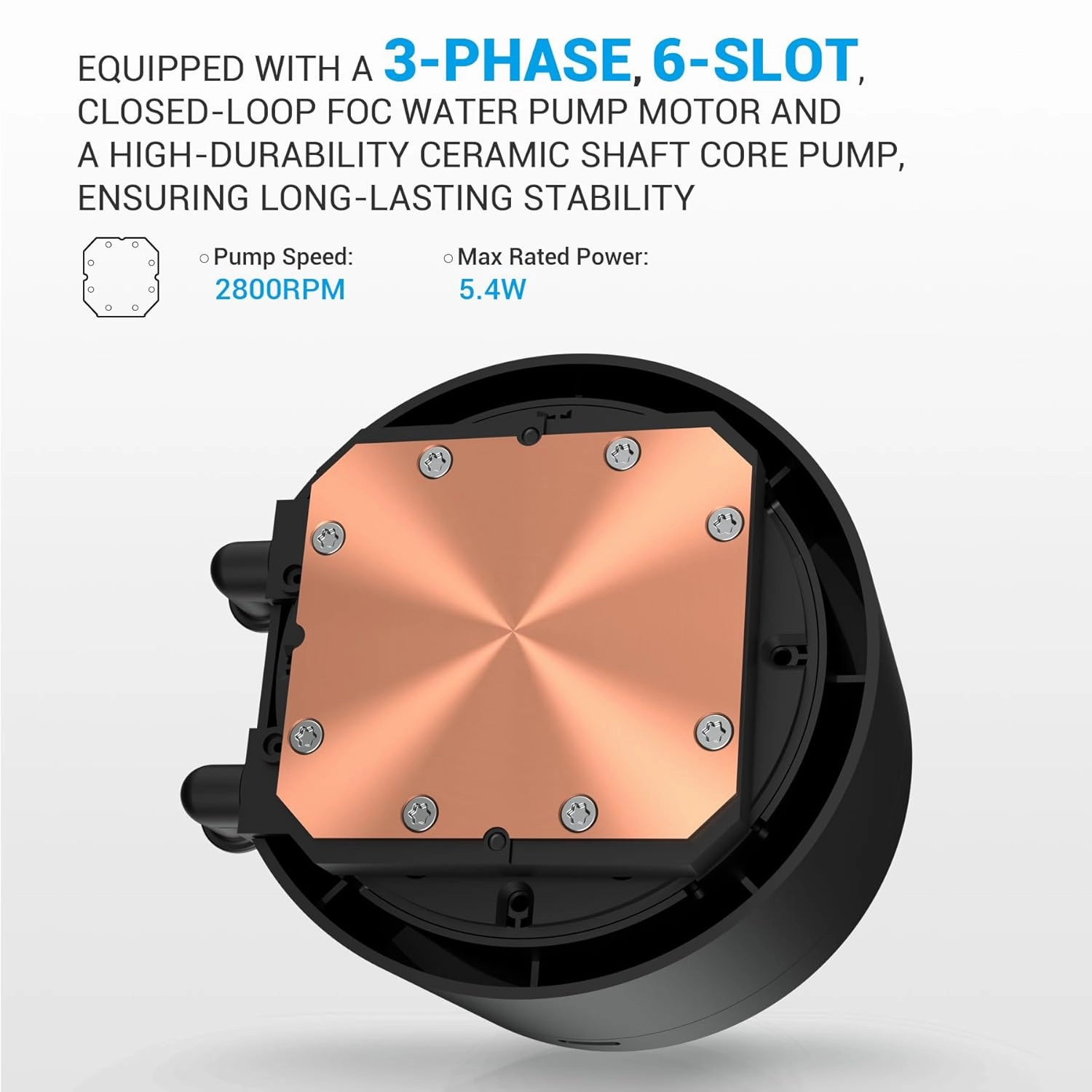 SAMA Q70 CPU Liquid Cooler, 360MM Water AIO CPU Cooler with 2.8" LCD Display, Magnetic Detachable, XT120 Modular Fans LCP Blade, Bonus Stands, 115X, 2011, 1200, 1700, 1851， AM4, AM5 Black