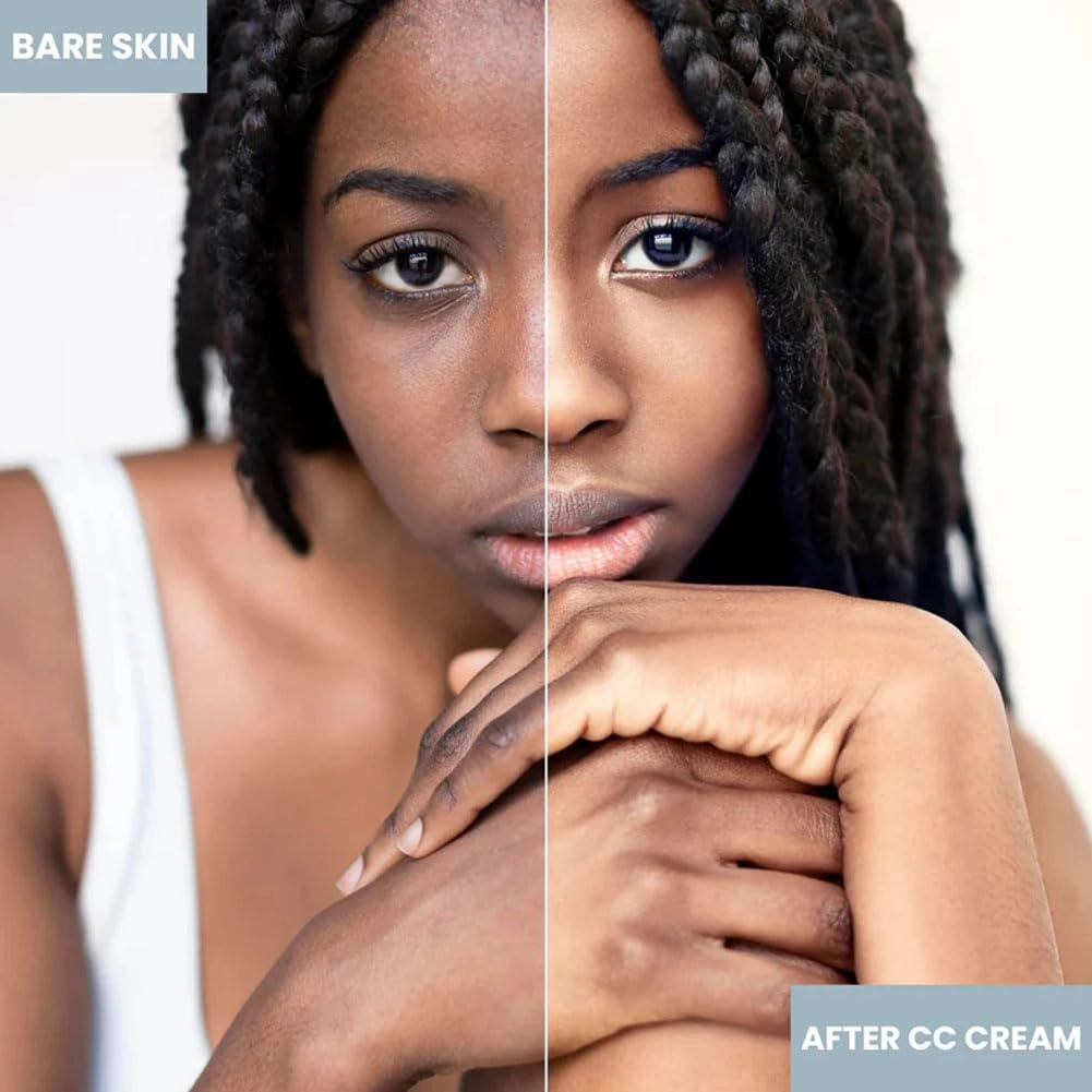Satinskin Cc Cream - Satinskin Cc Cream Korean, Korean Cc Color Changing Cream, Experience a Natural, Glass-Skin Glow in Seconds with a Color That Perfectly Matches Your Unique Skin Tone (2 Pcs Light)