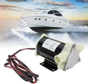 Self Priming Bilge Pump 12V 200w 12m Head 40L / min Water Transfer Flexible Impeller Pump Freshwater Saltwater