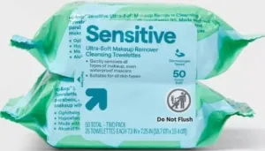 Sensitive Skin fragrance free- Ultra-Soft Makeup Remover Cleansing Towelettes - Unscented - 50ct
