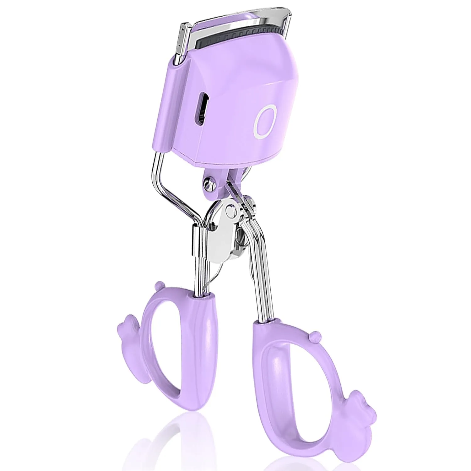 SHINsuke Heated Eyelash Curler, Heated Lash Curler, 3 Heating Modes Electric Eyelash Curler, Handheld Rechargeable Portable Eyelash Curlers, Natural Lash Curling Tool (Purple)