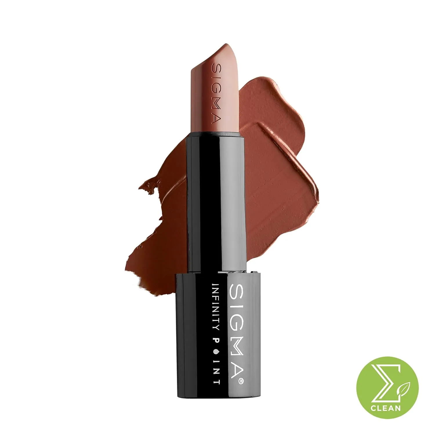 Sigma Beauty Infinity Point Congac Nude Lipstick - Longwear Satin Finish Lipstick for Great Lip Color Makeup, Déjà vu