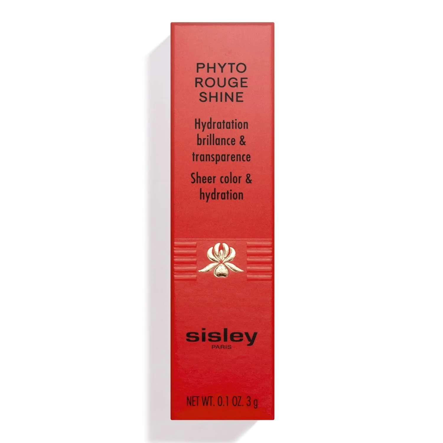 Sisley Paris Phyto-Rouge Shine, 30 Sheer Coral - Hydrating Shine Lipstick - Plumps & Smooths Lips - Sheer Color, Rich Texture, Intense Shiny Finish
