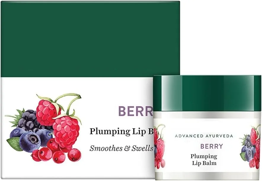SM Berry Plumping Lip Balm 12 Gm I Soothes & Swell Lips I Unscented Lip Repair Lip Balm for Dry, Cracked Lips I For Men, Women, and Children. Great for Gifts