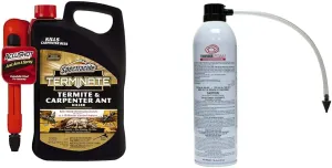 Spectracide Terminate Termite Killer 4 Pack with BASF Termidor Foam Termiticide Insecticide