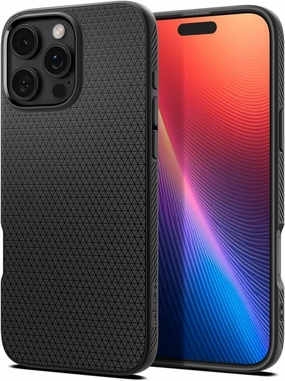 Spigen Liquid Air Designed for iPhone 16 Pro Case [NOT Compatible with MagSafe], [Military-Grade Protection] - Matte Black