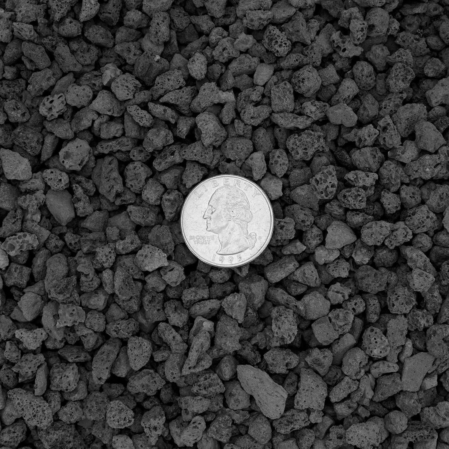 Stanbroil Lava Rock Granules - Decorative Landscaping for Fire Bowls, Fire Pits, Gas Log Sets, Indoor or Outdoor Fireplaces - 10 Pounds (0.1"-0.2")
