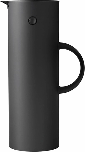 Stelton EM77 Vacuum Jug 1L Black Insulated
