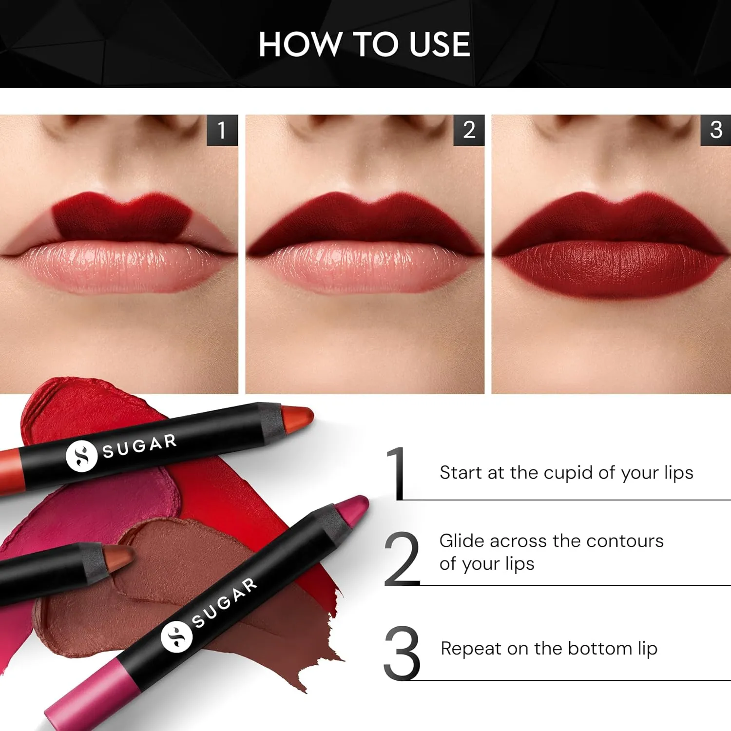 SUGAR Cosmetics Matte As Hell Crayon Lipstick18 Rosalind (Nude Rose) Highly pigmented, Creamy Texture, Long lasting Matte Finish