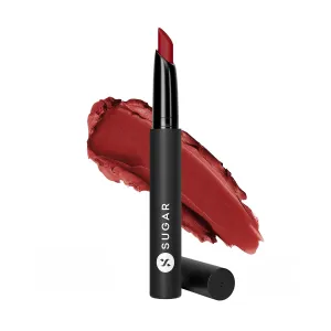 SUGAR Cosmetics Matte Attack Transferproof Lipstick04 Maroon Vibe (Dark Red) Moisturiser, Long Lasting, Matte Finish