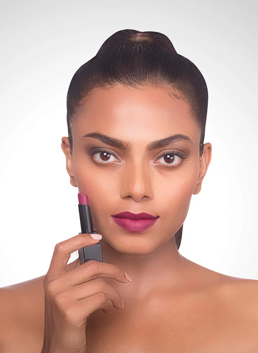 SUGAR Cosmetics Nothing Else Matter Longwear Lipstick With Premium Matte Finish - 08 Berry Picking (Berry) Matte Finish, Water-Resistant, Longlasting, Paraben Free