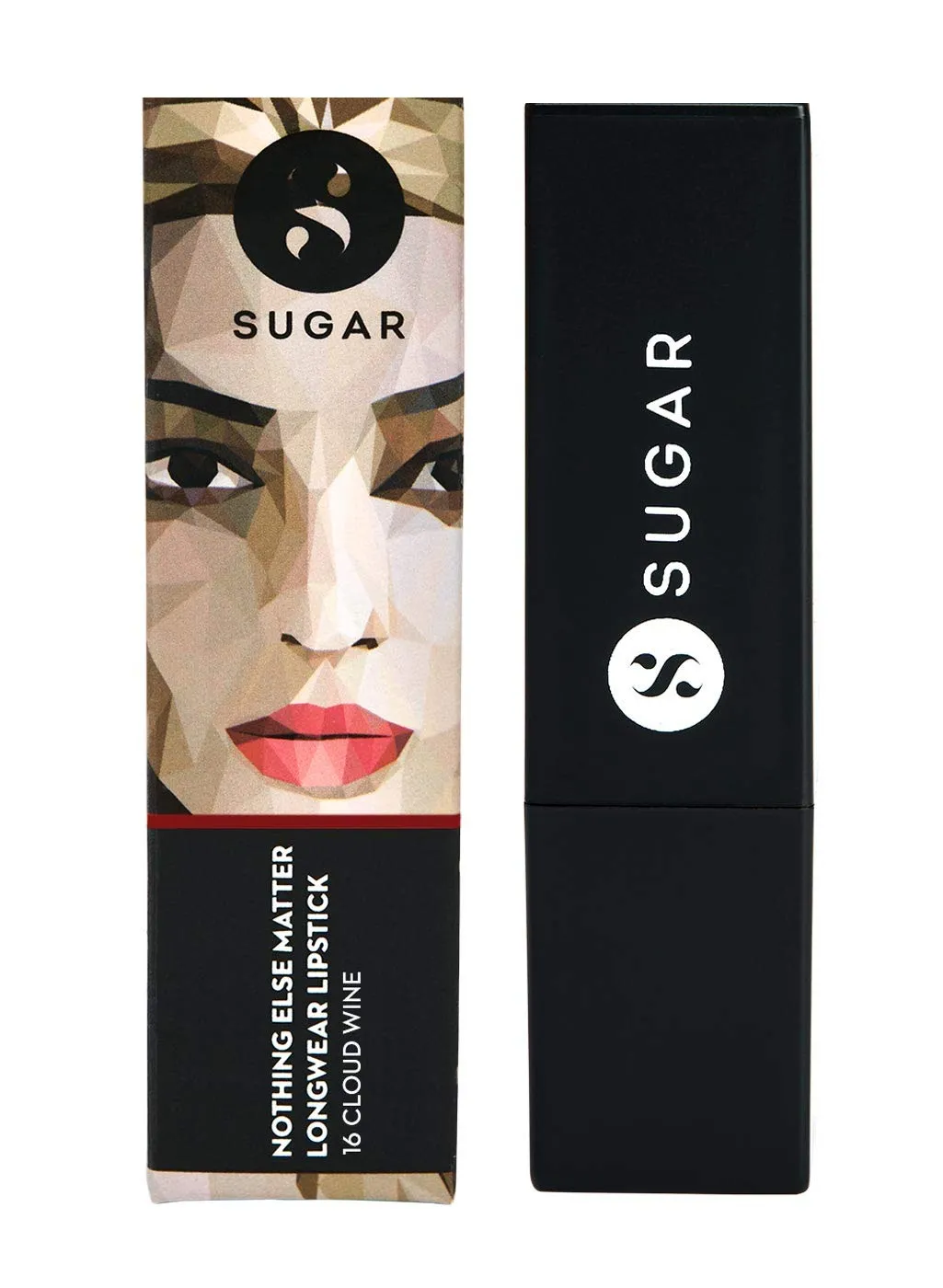 SUGAR Cosmetics Nothing Else Matter Longwear Lipstick16 Cloud Wine (Burgundy, Red Berry) matte finish, Water-resistant, Longlasting, Paraben free