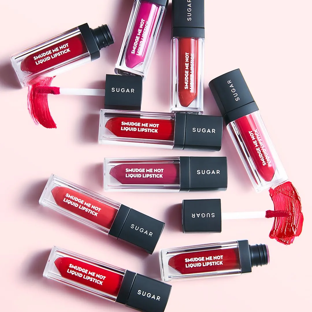 SUGAR Smudge Me Not Liquid Lipstick - 17 Fiery Berry (Marsala) Intensely Pigmented Liquid Matte Finish, Longwearing Formula, Smudgeproof