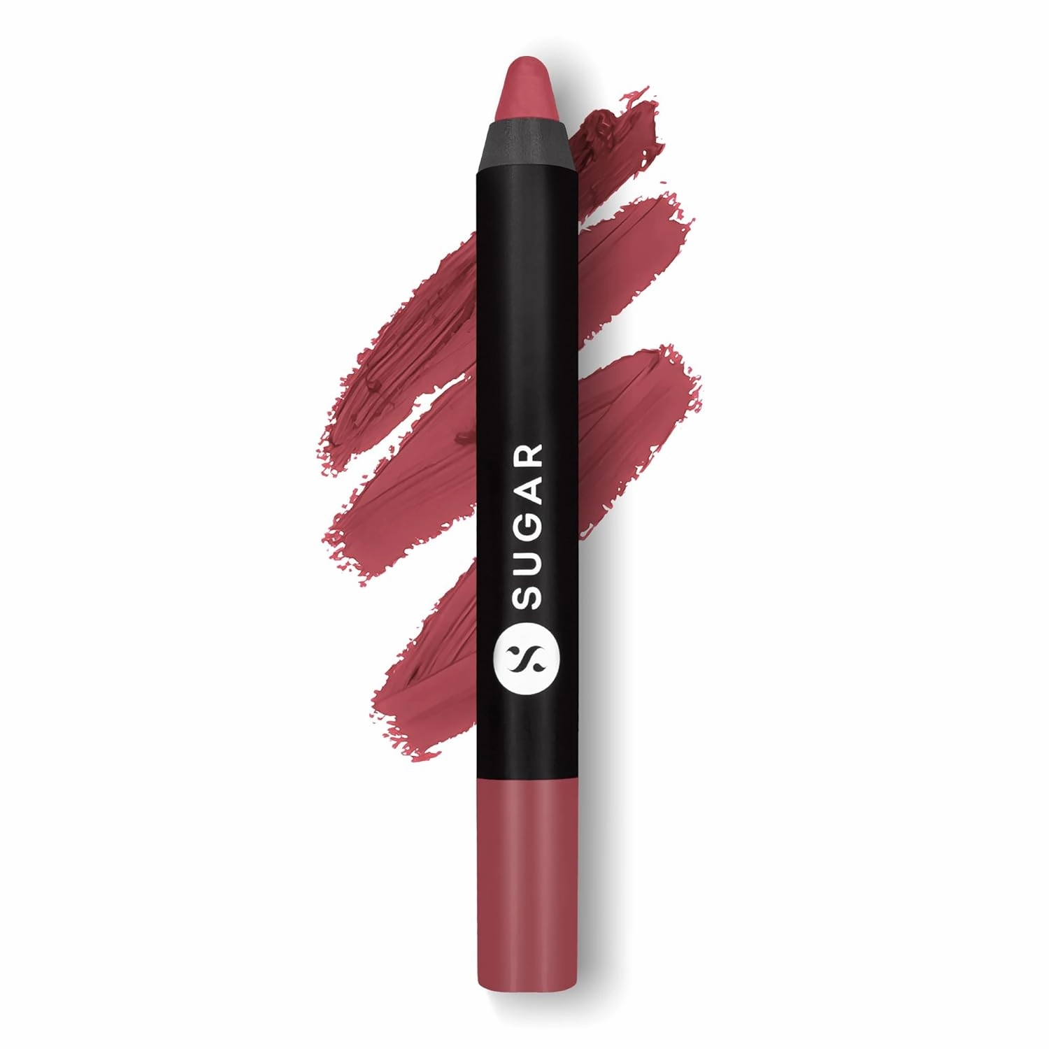 SUGAR Cosmetics Matte As Hell Crayon Lipstick - 23 Jessica Day (Dusty Coral)