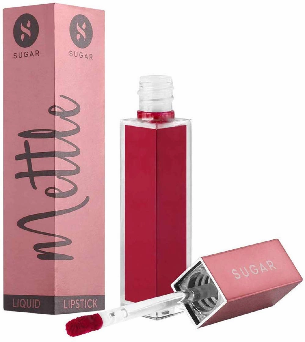 SUGAR Cosmetics Mettle Liquid Lipstick - 10 Mimosa Creamy Lightweight Texture, Silky Smooth Lips