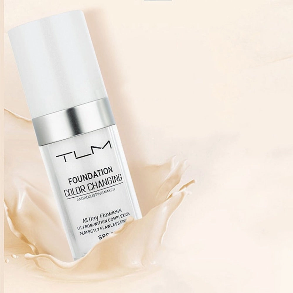 Temperature Liquid Foundation Concealer Portable Natural Color  Makeup Foundation BB Concealer