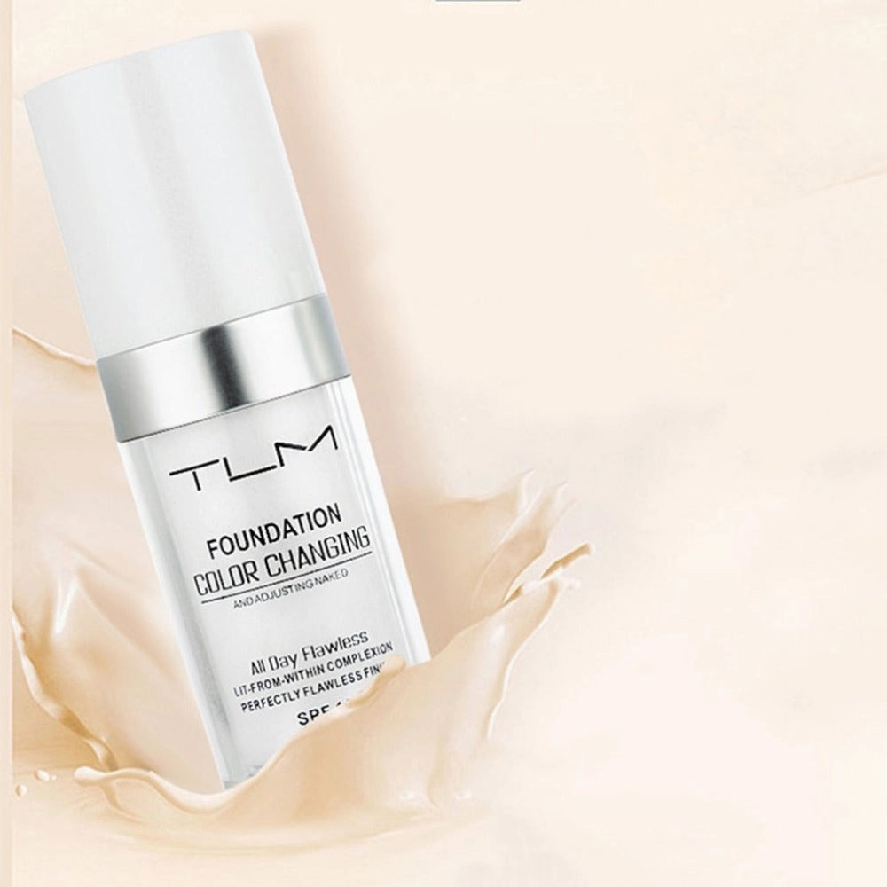 Temperature Liquid Foundation Concealer Portable Natural Color  Makeup Foundation BB Concealer